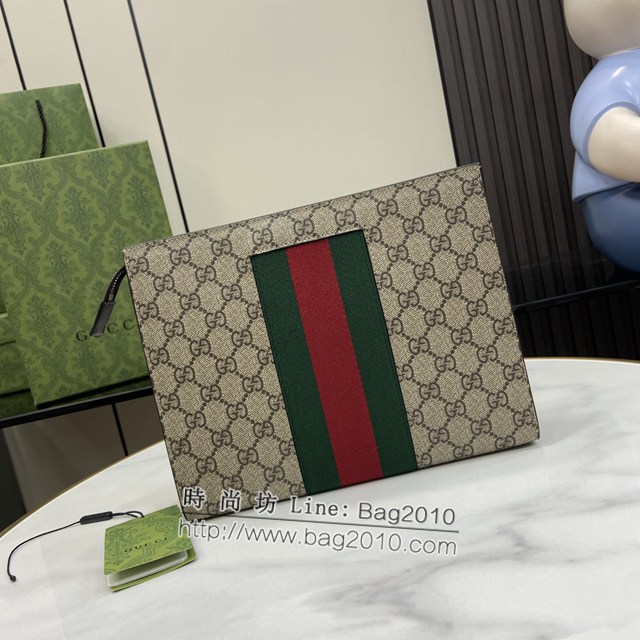 Gucci專櫃古馳最新款Ophidia系列手包男士手拿包 jh2280型號：475316